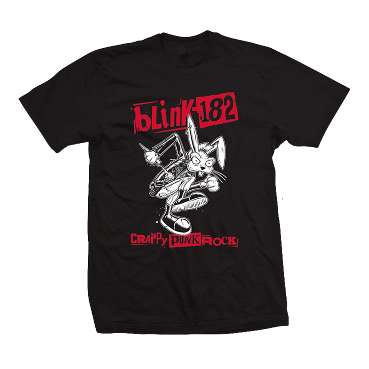 Punk Bunny Tour T-Shirt - Black