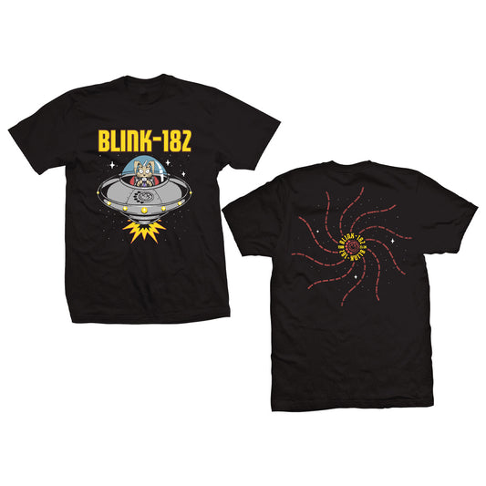 Space Bunny Tour T-Shirt - Black